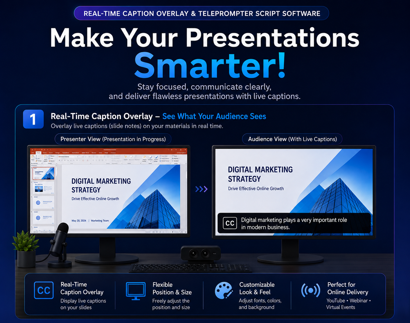 Real-Time Caption Overlay